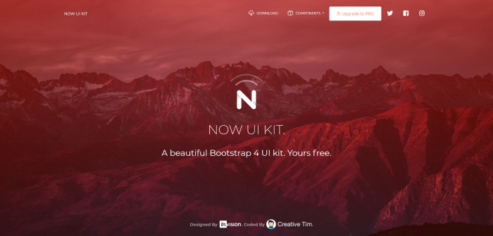 Now UI Kit Bootstrap UI Kit