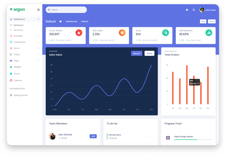 Vuetify Argon Dashboard Pro