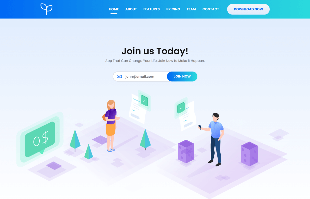 20+ SaaS & Software Company Landing Page Templates - UI-Lib Blog