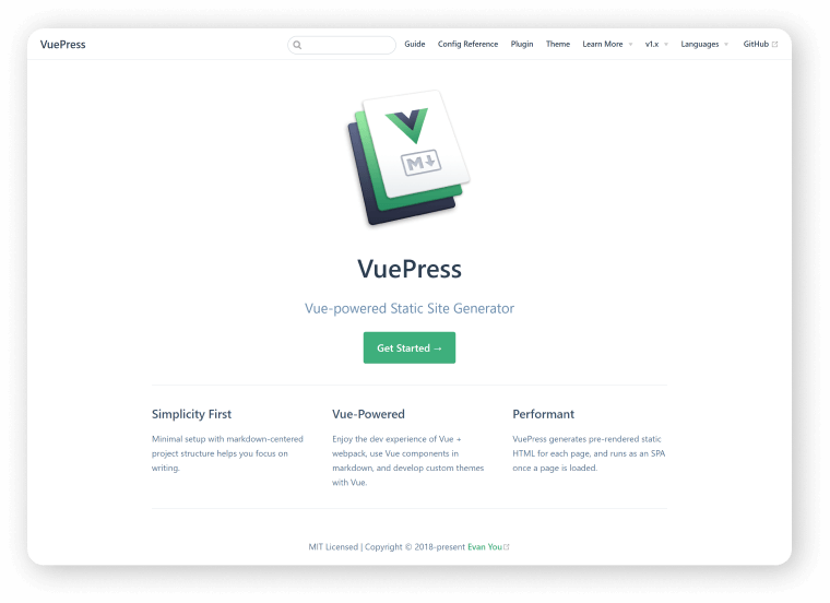 Static Site Generator - VuePress