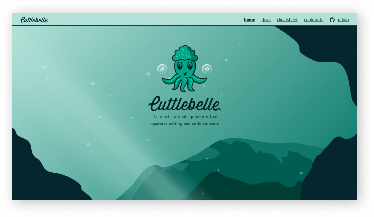 Cuttlebelle - React 