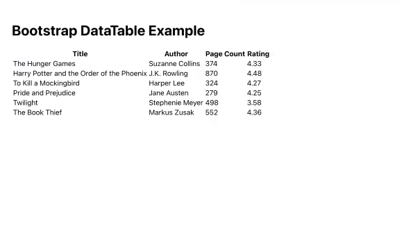 reactjs table bootstrap datatable