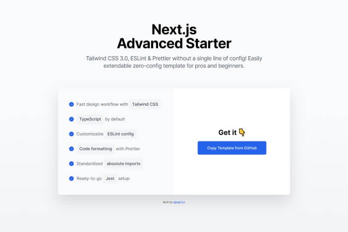 advanced starter nextjs