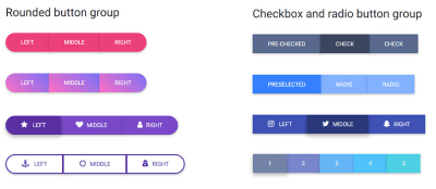 button groups