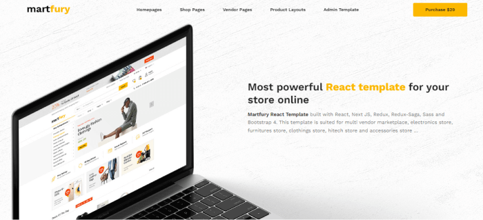 martfury React eCommerce Template