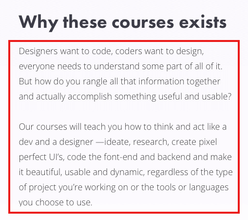 paragraph in ui design