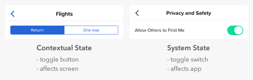 toggle switch vs toggle button