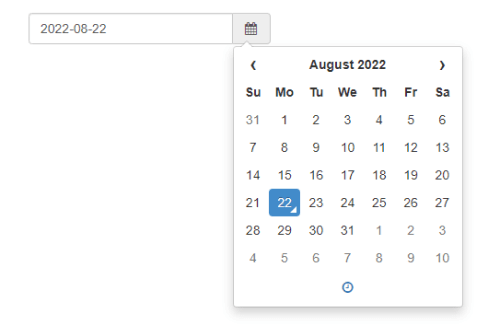 Simple Date picker 