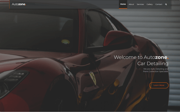 Drive - Bulma Services & Gallary Template