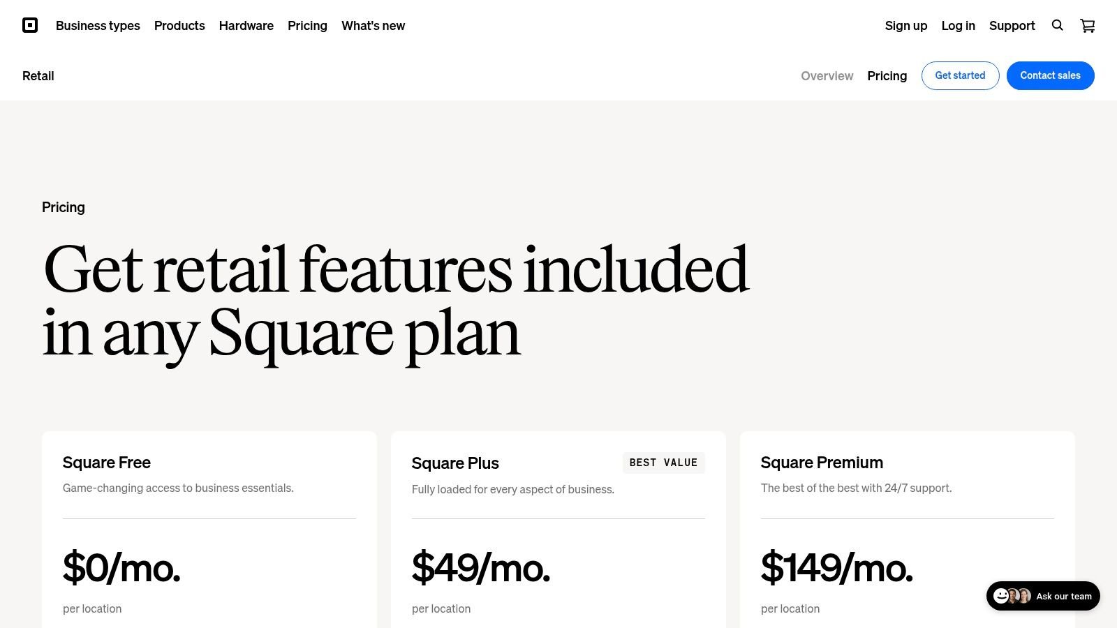 Square for Retail