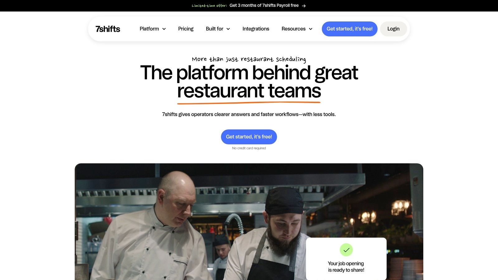 7shifts restaurant workforce-management interface