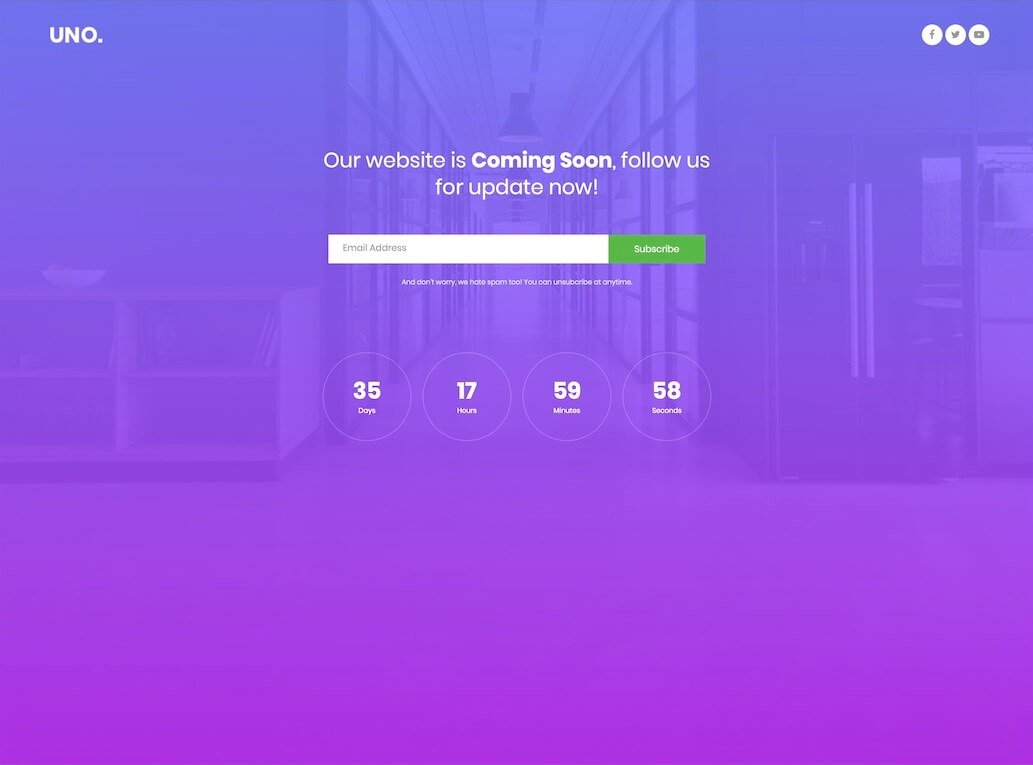 oming Soon Template by Colorlib V07