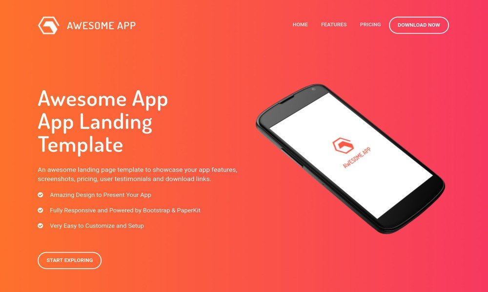 Awesome App templates for applications