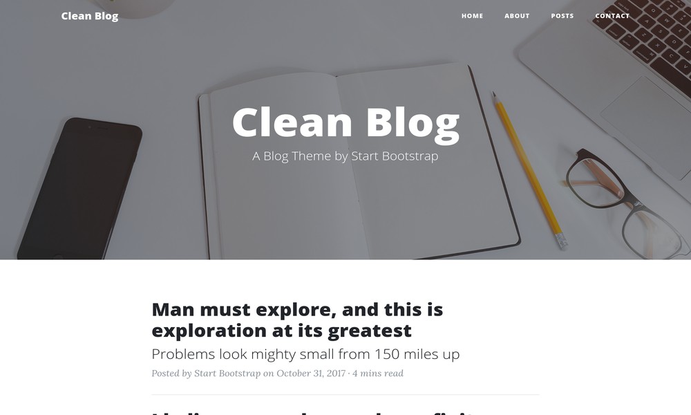 clean blog