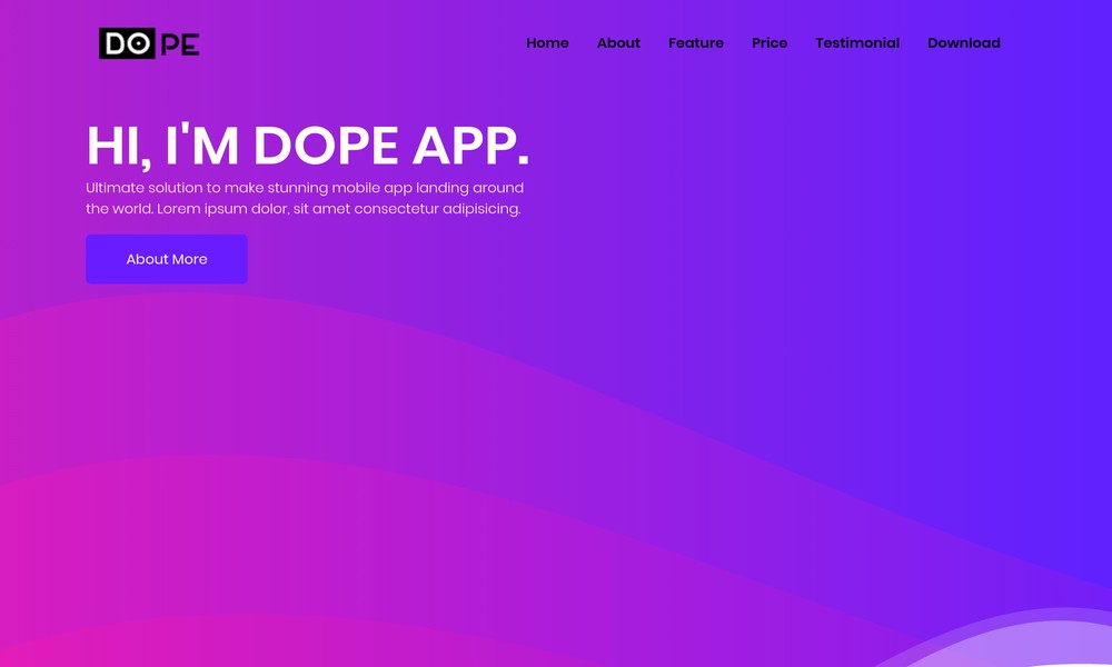 Dope free and creative Bootstrap and HTML5 templates
