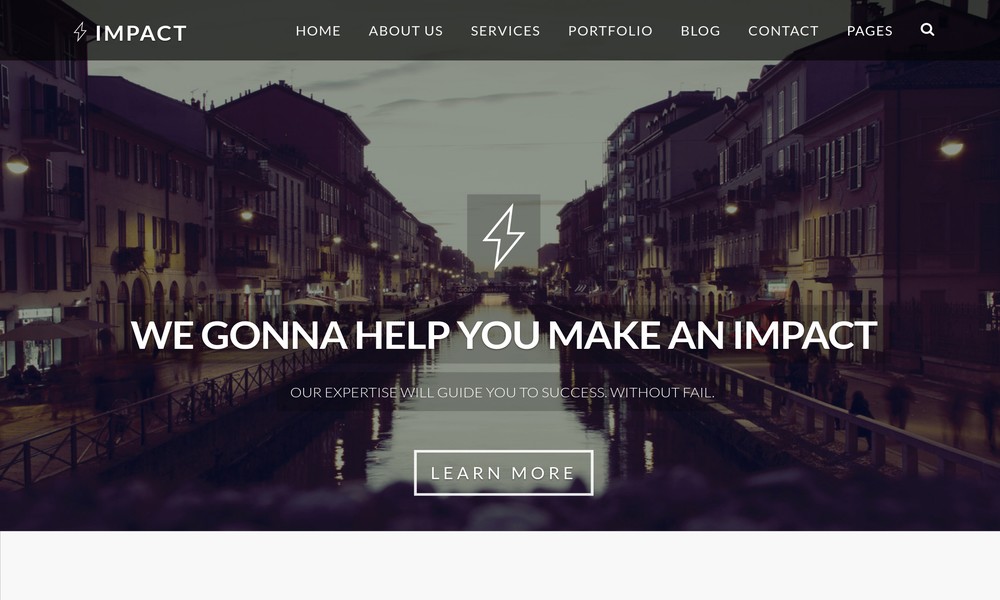 Impact Bootstrap and HTML5 templates for businesses