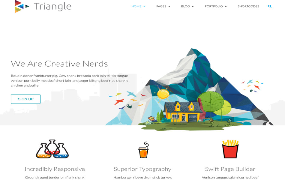 triangle free bootstrap template