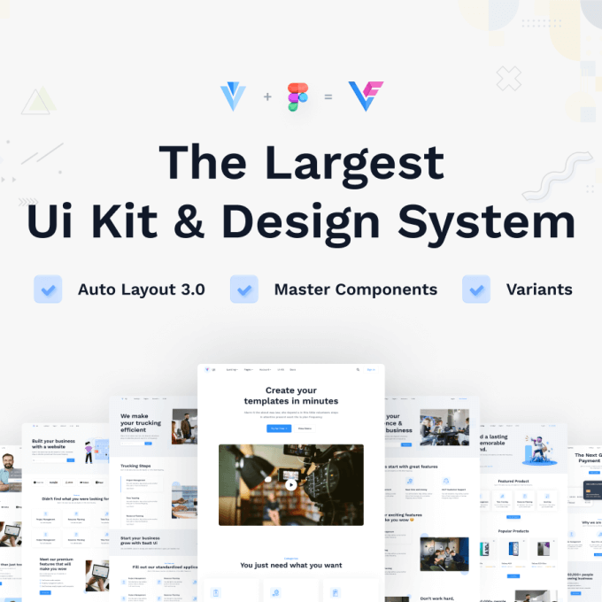 Figtify Figma UiKits and Design system for Vuetify — Single use
