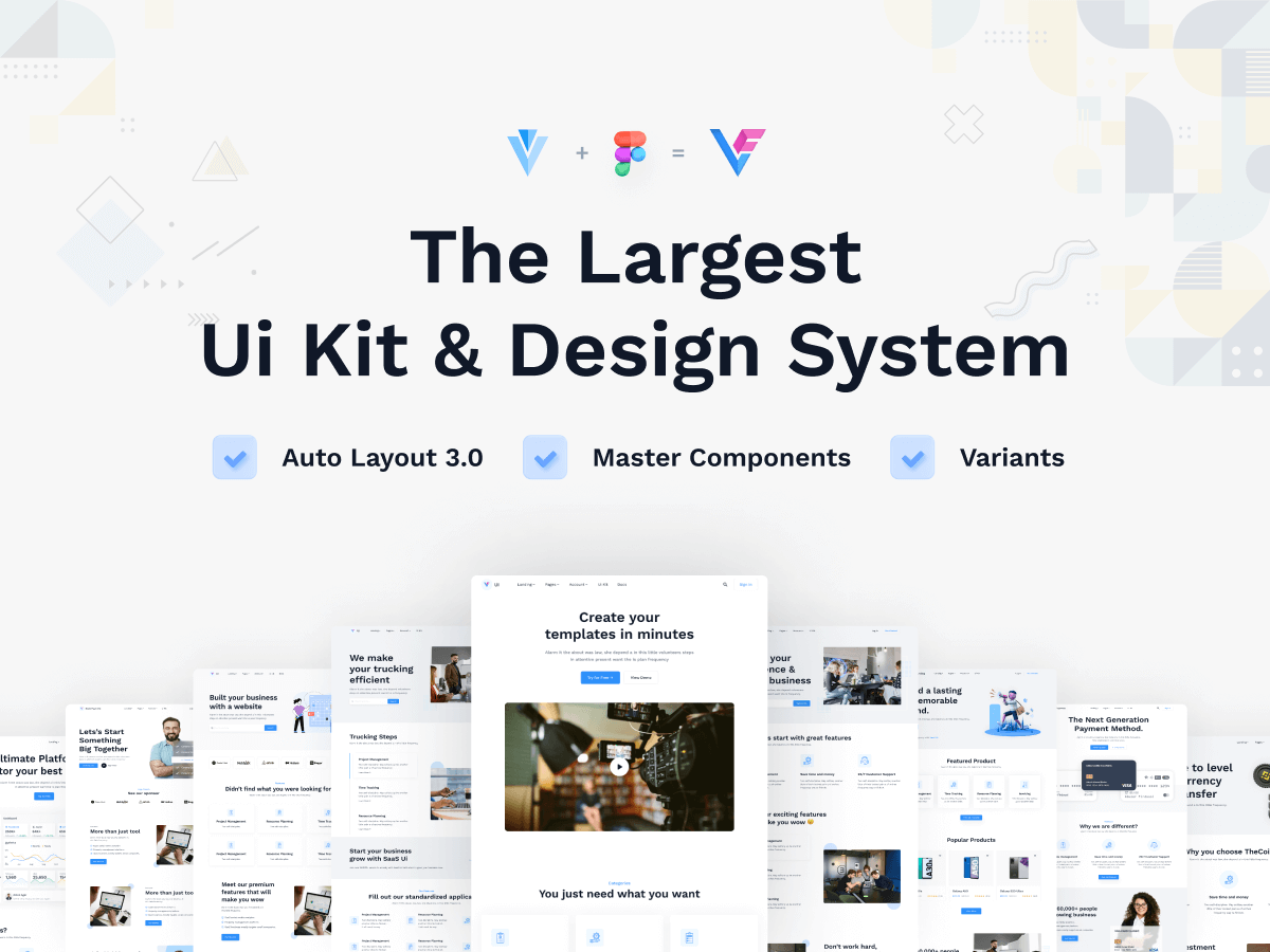 Figtify Figma UiKits and Design system for Vuetify