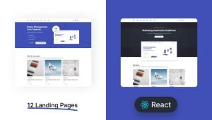 PagePulse - React Landing Page Template - UI Lib