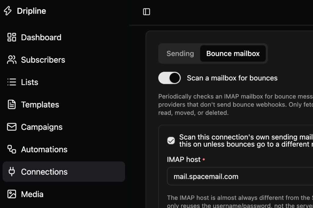 Bounce handling and campaign analytics