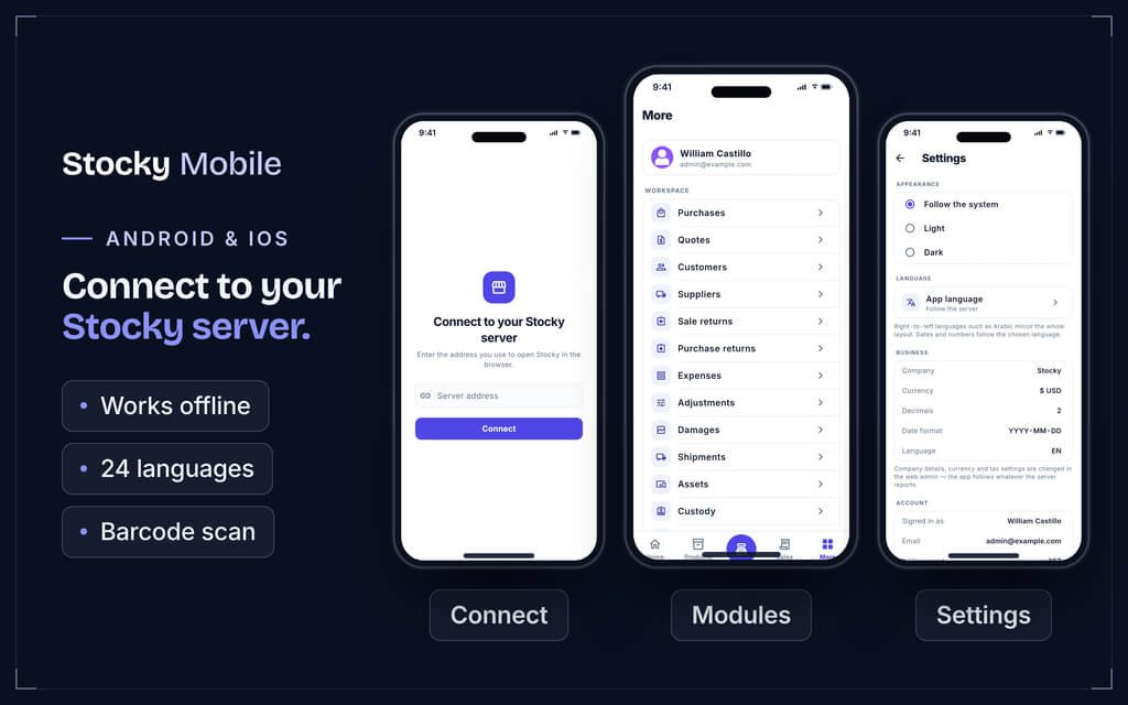 Stocky Mobile – Android & iOS App for Stocky POS, image 2 of 6