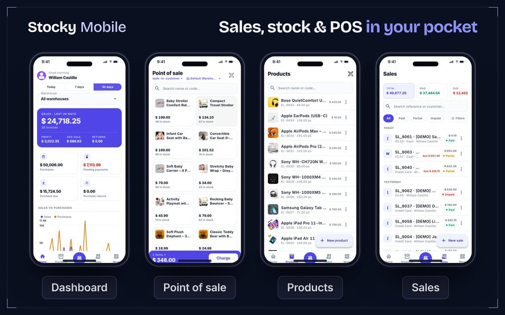 Stocky Mobile – Android & iOS App for Stocky POS, image 5 of 6