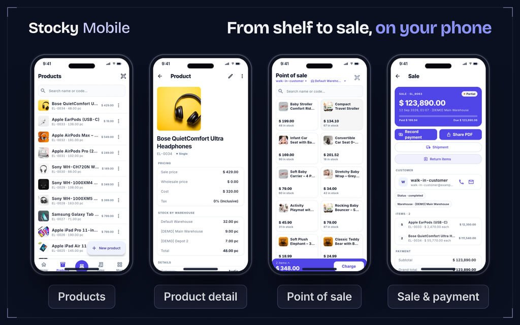 Stocky Mobile – Android & iOS App for Stocky POS, image 6 of 6