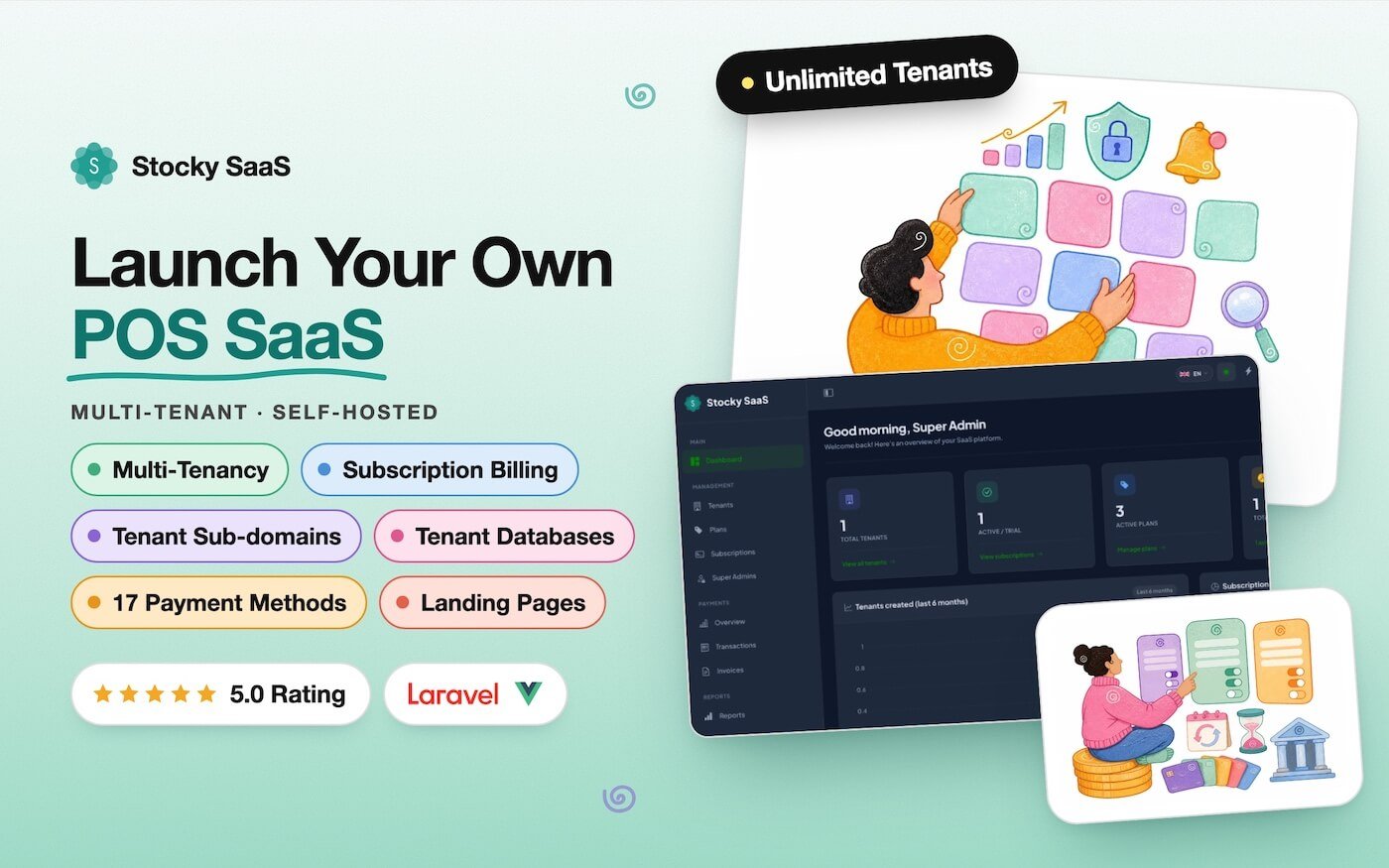 Stocky SaaS – Multi-Tenant POS & Inventory Management